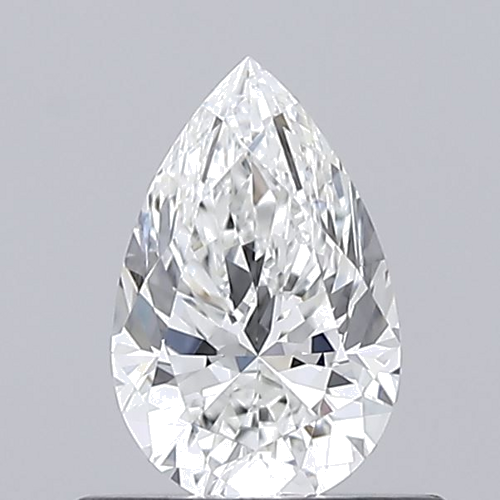 0.57 carat F-VS1 Natūralus Pear Deimantas (1)