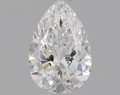 0.56 carat E-VVS1 Natūralus Pear Deimantas (1)