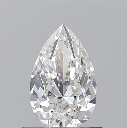 0.7 carat G-VS2 Natūralus Pear Deimantas (1)