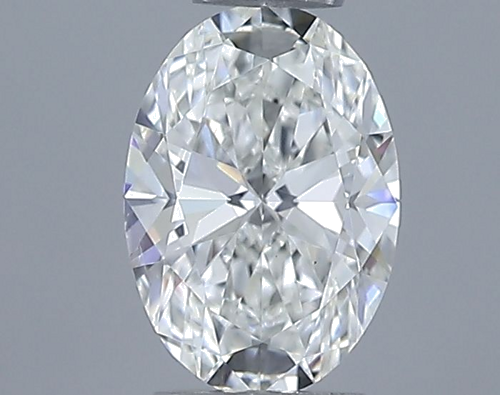 0.5 carat G-SI1 Natūralus Oval Deimantas (1)