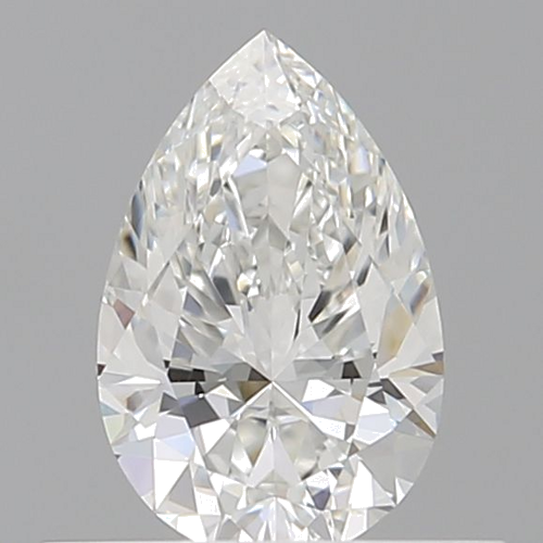 0.5 carat F-VVS1 Natūralus Pear Deimantas (1)