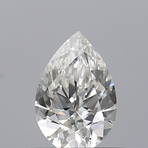 0.5 carat G-VVS1 Natūralus Pear Deimantas (1)