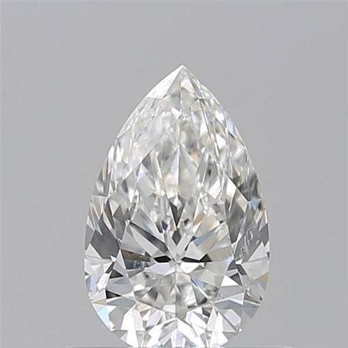 0.7 carat G-SI1 Natūralus Pear Deimantas (1)