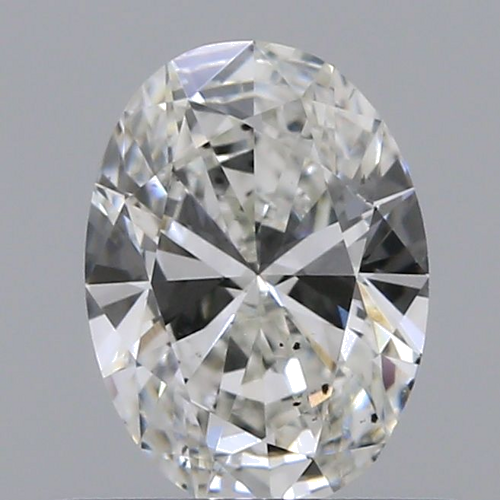0.51 carat F-SI2 Natūralus Oval Deimantas (1)