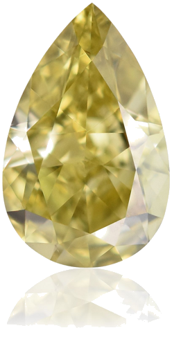 0.62 carat Fancy Deep Yellow-VS2 Natūralus Pear Deimantas (1)