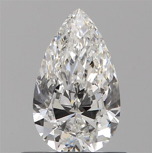 0.51 carat F-VS1 Natūralus Pear Deimantas (1)