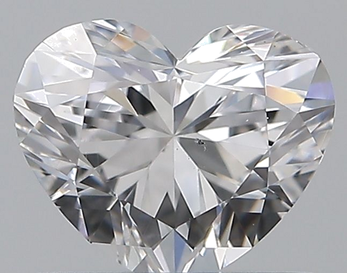 0.7 carat D-SI1 Natūralus Heart Deimantas (1)