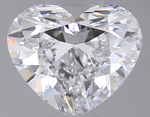 0.5 carat E-VS1 Natūralus Heart Deimantas (1)