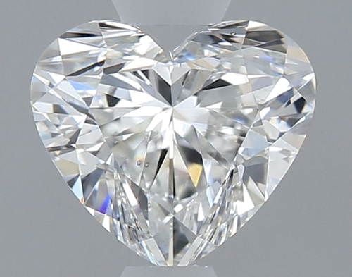 0.6 carat F-VS2 Natūralus Heart Deimantas (1)