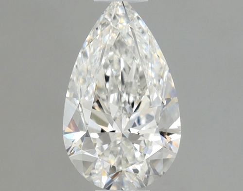 0.5 carat F-VS2 Natūralus Pear Deimantas (1)