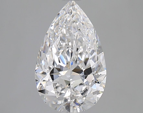 2.05 carat D-VS1 Natūralus Pear Deimantas (1)