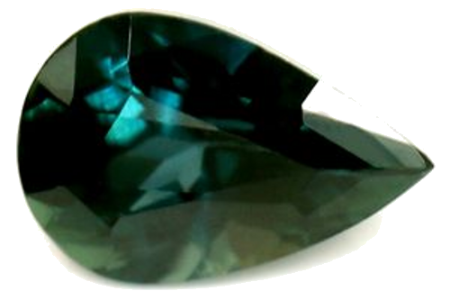 0.66 carat BLUE Pear Safyras (1)