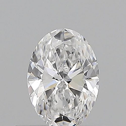 0.51 carat D-VVS2 Natūralus Oval Deimantas (1)