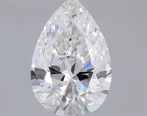 0.62 carat E-SI1 Natūralus Pear Deimantas (1)
