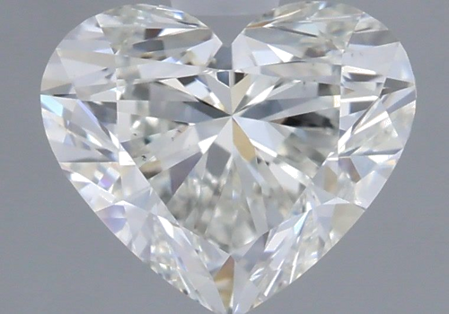 0.9 carat I-VS1 Natūralus Heart Deimantas (1)