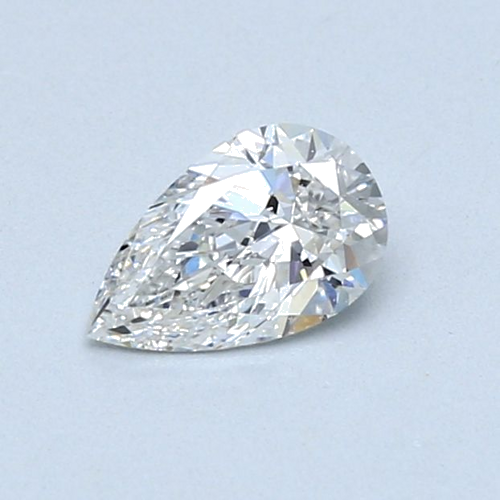 0.46 carat F-VS2 Natūralus Pear Deimantas (1)