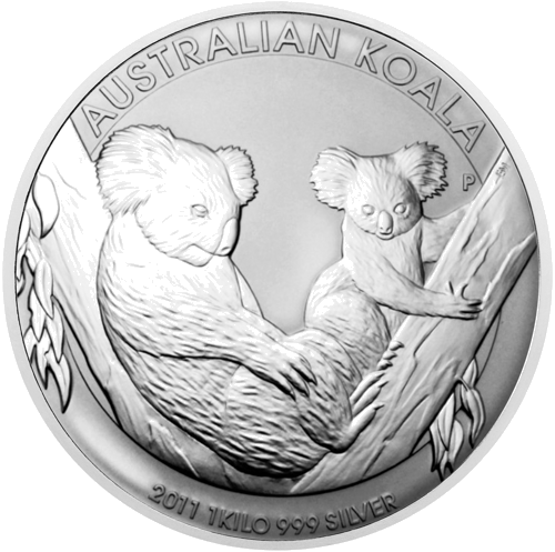 1 kg Koala 2011 Australija sidabrinė moneta (1)