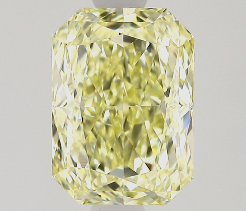 0.82 carat Fancy Light Yellow-VVS1 Natūralus Radiant Deimantas (1)