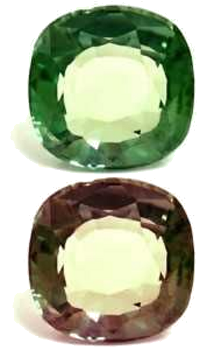 0.59 carat GREEN Cushion Alexandrite (1)