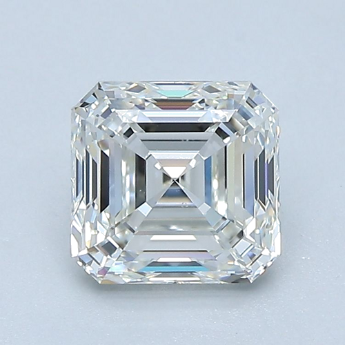 1.51 carat H-VVS2 Natūralus Asscher Deimantas (1)