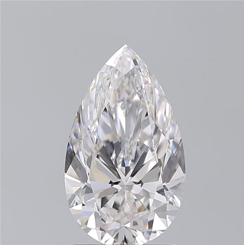 2.21 carat F-VVS2 Natūralus Pear Deimantas (1)