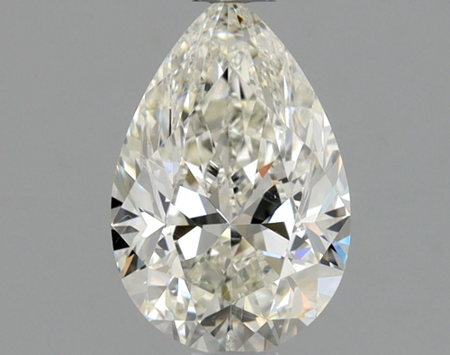 0.9 carat J-SI2 Natūralus Pear Deimantas (1)