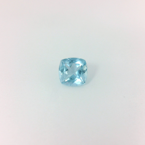 0.53 carat BLUE Cushion Aquamarine (1)