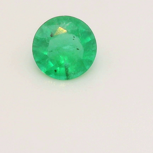 0.25 carat GREEN Round Smaragdas (1)