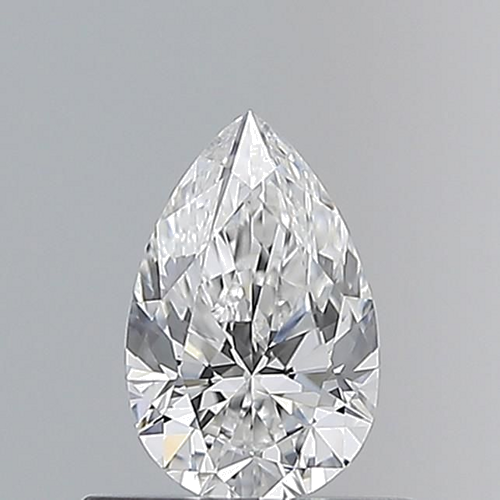 0.5 carat E-VVS1 Natūralus Pear Deimantas (1)