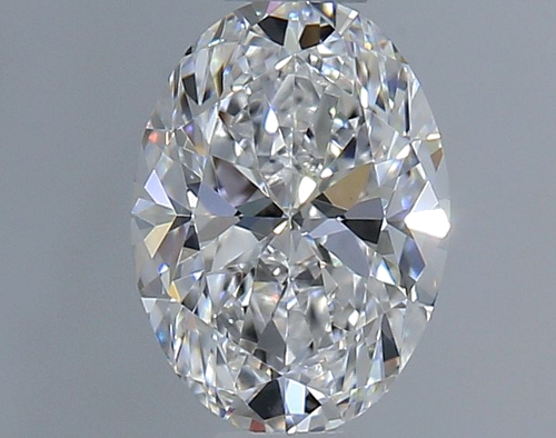 0.5 carat D-VVS2 Natūralus Oval Deimantas (1)