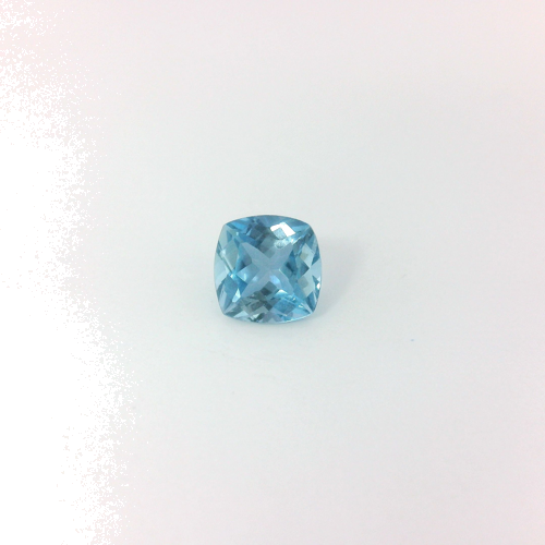 0.55 carat BLUE Cushion Aquamarine (1)