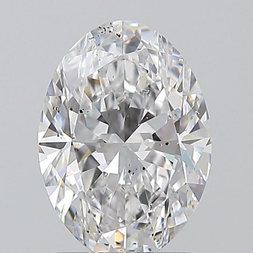1.3 carat D-SI2 Natūralus Oval Deimantas (1)