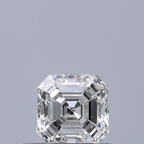 0.33 carat F-VVS1 Natūralus Asscher Deimantas (1)