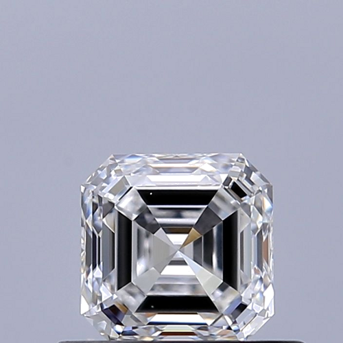 0.51 carat E-VS1 Natūralus Asscher Deimantas (1)