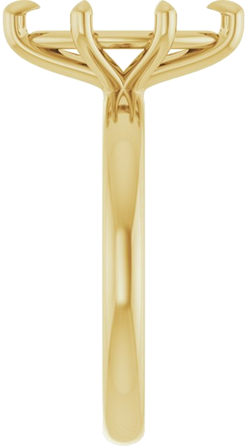 Sužadėtuvių Žiedas „Claw-Prong“ 10k yellow gold Marquise 12mm x 6mm (4)