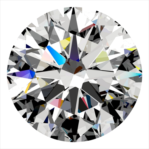 0.3 carat F-VS2 Excellent cut Natūralus Round Deimantas (1)