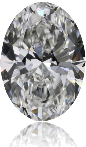 0.4 carat F-VS2 Natūralus Oval Deimantas (1)