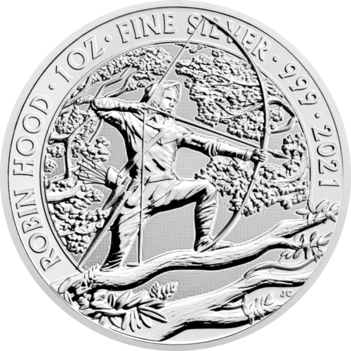 1 oz Robin Hood 2021 United Kingdom Silver Coin (1)