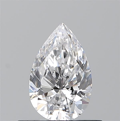 0.51 carat D-VVS2 Natūralus Pear Deimantas (1)