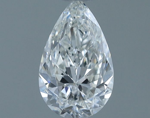0.5 carat E-VVS2 Natūralus Pear Deimantas (1)