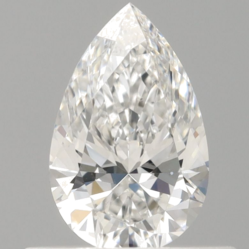 0.5 carat F-VS2 Natūralus Pear Deimantas (1)