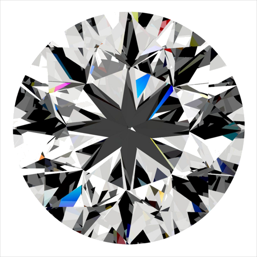 0.3 carat G-VS2 GD cut Natūralus Round Deimantas (1)