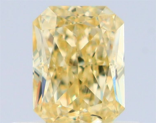 0.54 carat Fancy Yellow-VS1 Natūralus Radiant Deimantas (1)