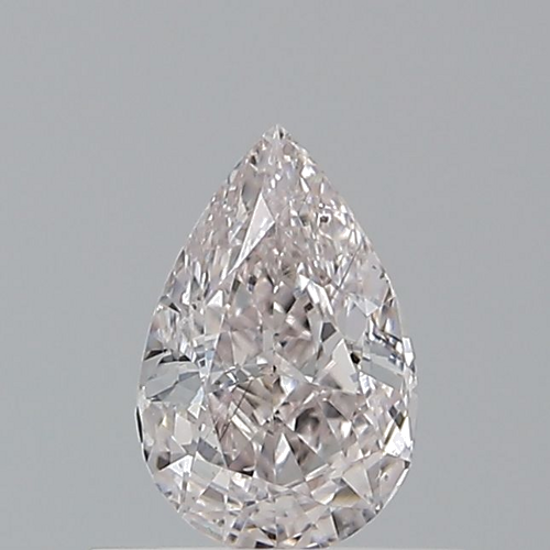 0.55 carat Very Light Pink-SI1 Natūralus Pear Deimantas (1)