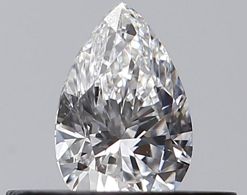 0.28 carat E-VVS1 Natūralus Pear Deimantas (1)