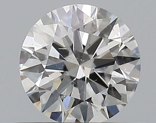 0.51 carat G-SI2 Excellent cut Natūralus Round Deimantas (1)