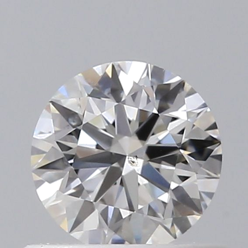 0.5 carat F-SI2 Excellent cut Natūralus Round Deimantas (1)