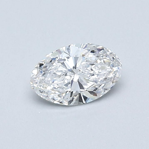 0.41 carat D-VVS2 Natūralus Oval Deimantas (1)
