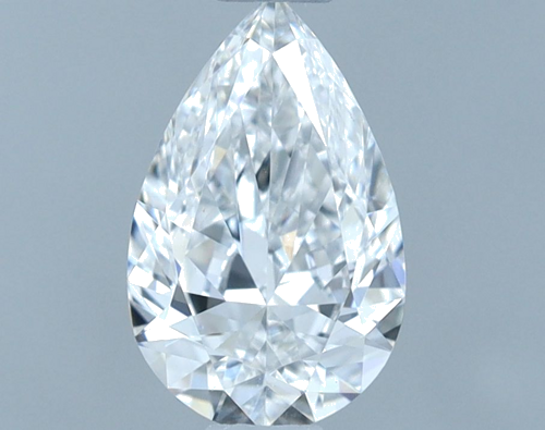 0.5 carat D-VS1 Natūralus Pear Deimantas (1)