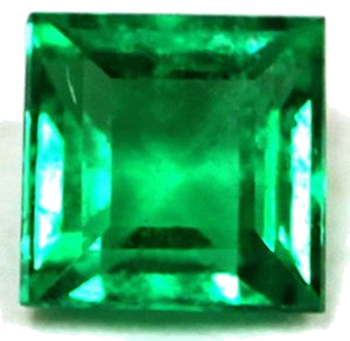 0.48 carat GREEN Square Smaragdas (1)